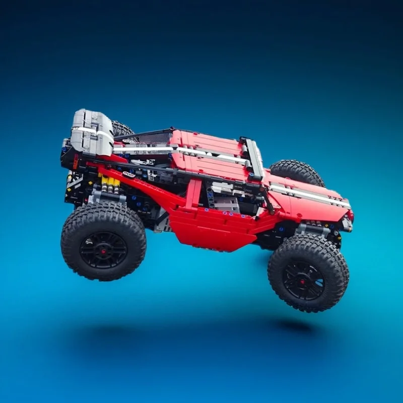 1733 Peças MOC City Champions Super Carro 4x4 Buggy de Corrida Buwizz Mod Modelo Tecnológico DIY Blocos de Montar para Exibição Presente Decoração Casa