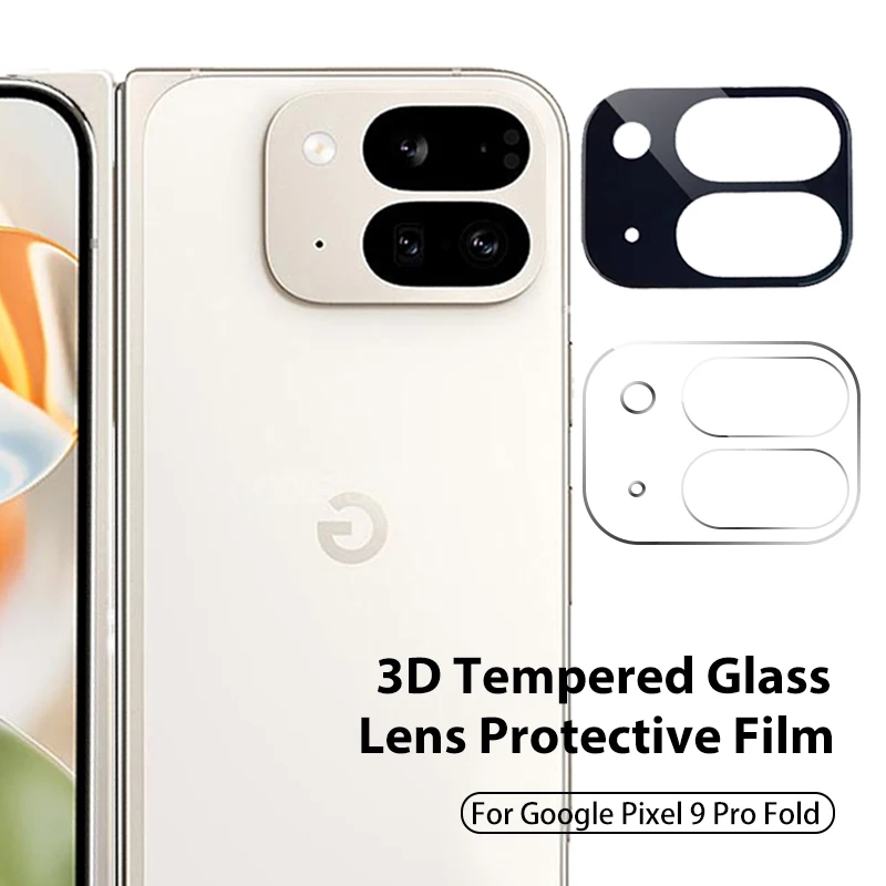 Tempered Protective Glass For Google Pixel 9 Pro Fold Camera Lens Film Black Camera screen Protector on Pixel 9Pro Fold 9ProFold