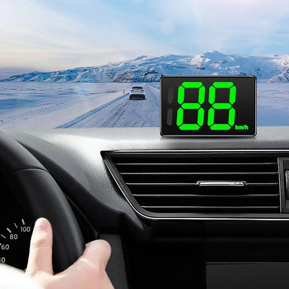 

Проекционный дисплей GPS HUD Цифровой спидометр Plug And Play Универсальный автоматический проектор Шрифт лобового стекла KMH/MPH Большие автомобили Accesso F7J8