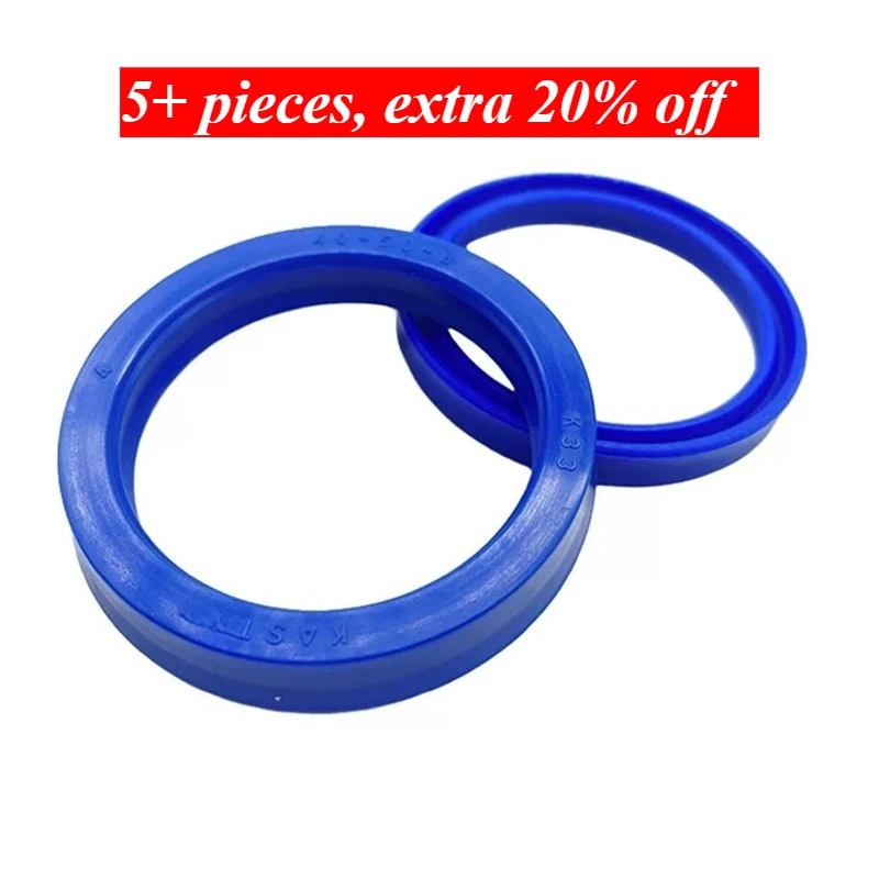 K33 Oil Seal Polyurethane Seal Ring K33 Series  20-28-6   Inner Diameter: 6mm~48mm For: Hydraulic Cylinder Piston Rod Shaft