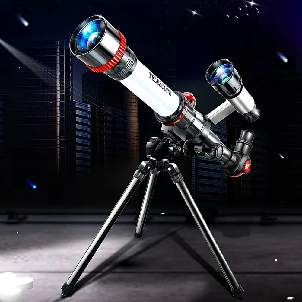 20X 30X 40X Astronomical Telescope Portable Travel Telescope Monocular HD Moon Space Planet Observation for Children Gifts