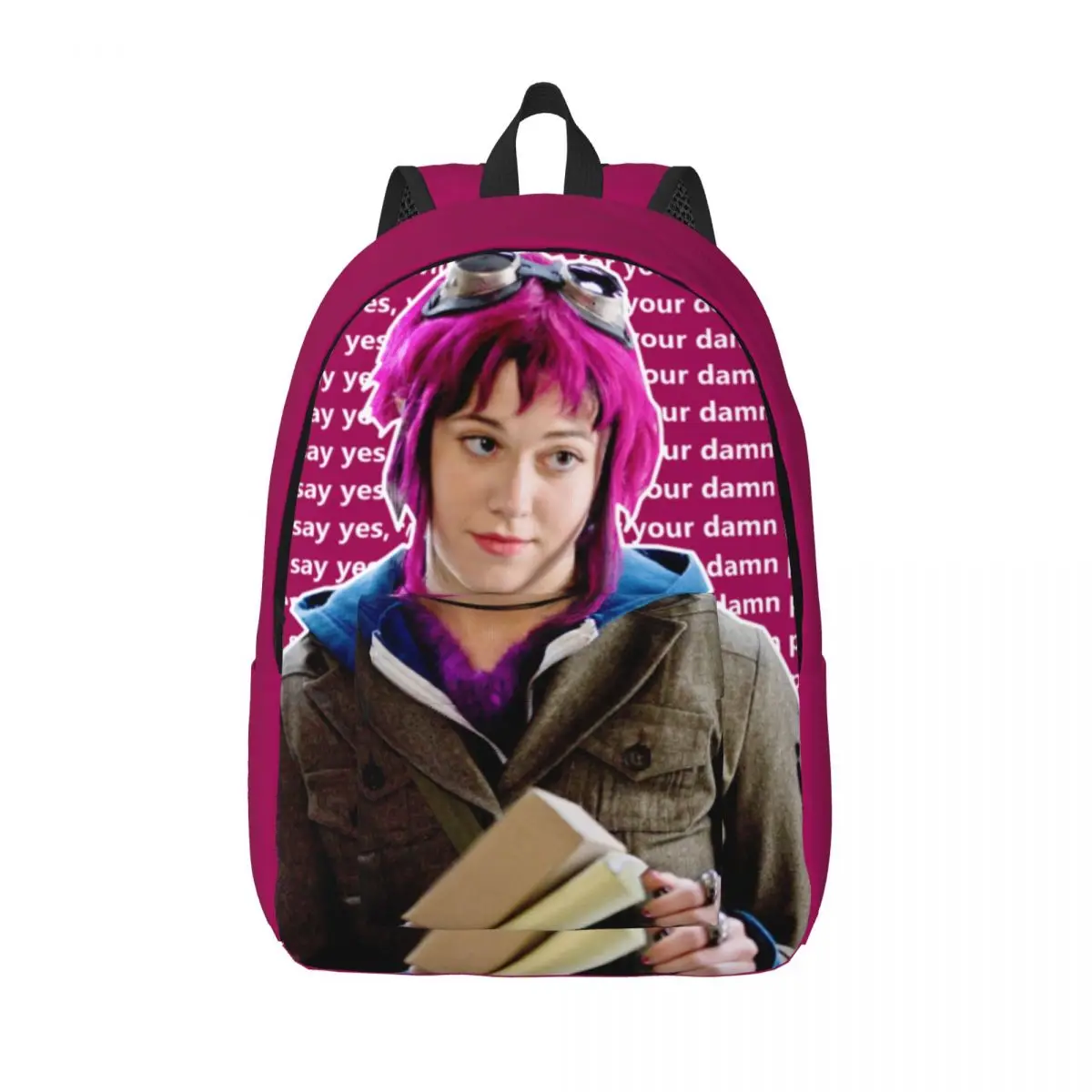 Ramona Flowers for Teens Student School Bookbag Scott Pilgrim VS the World Daypack Elementary High College Gift