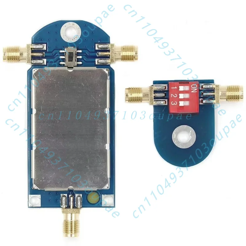Active small magnetic ring antenna broadband 50k-500mhz small ring antenna supporting amplifier board top jumper board