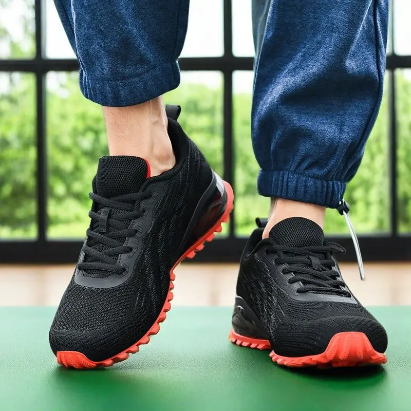 

Новые модные мужские кроссовки для активного отдыха, простые повседневные мужские кроссовки для бега, легкие дышащие кроссовки для повседневной носки.