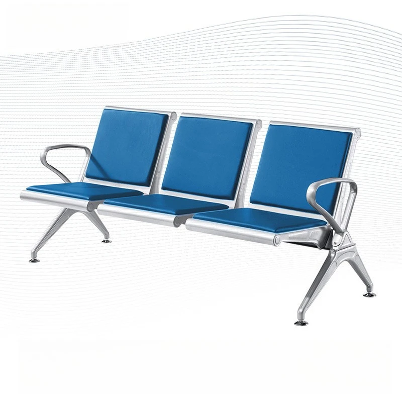 Airport Chair Three Waiting Public Seat Public Waiting Row Chair