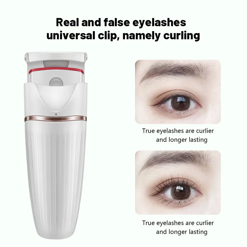 

Electric Heated Eyelash Curler Charge Type Lasting Lamination New Design Electric Eyelash Curler Heated Rechargable Makeup Tools