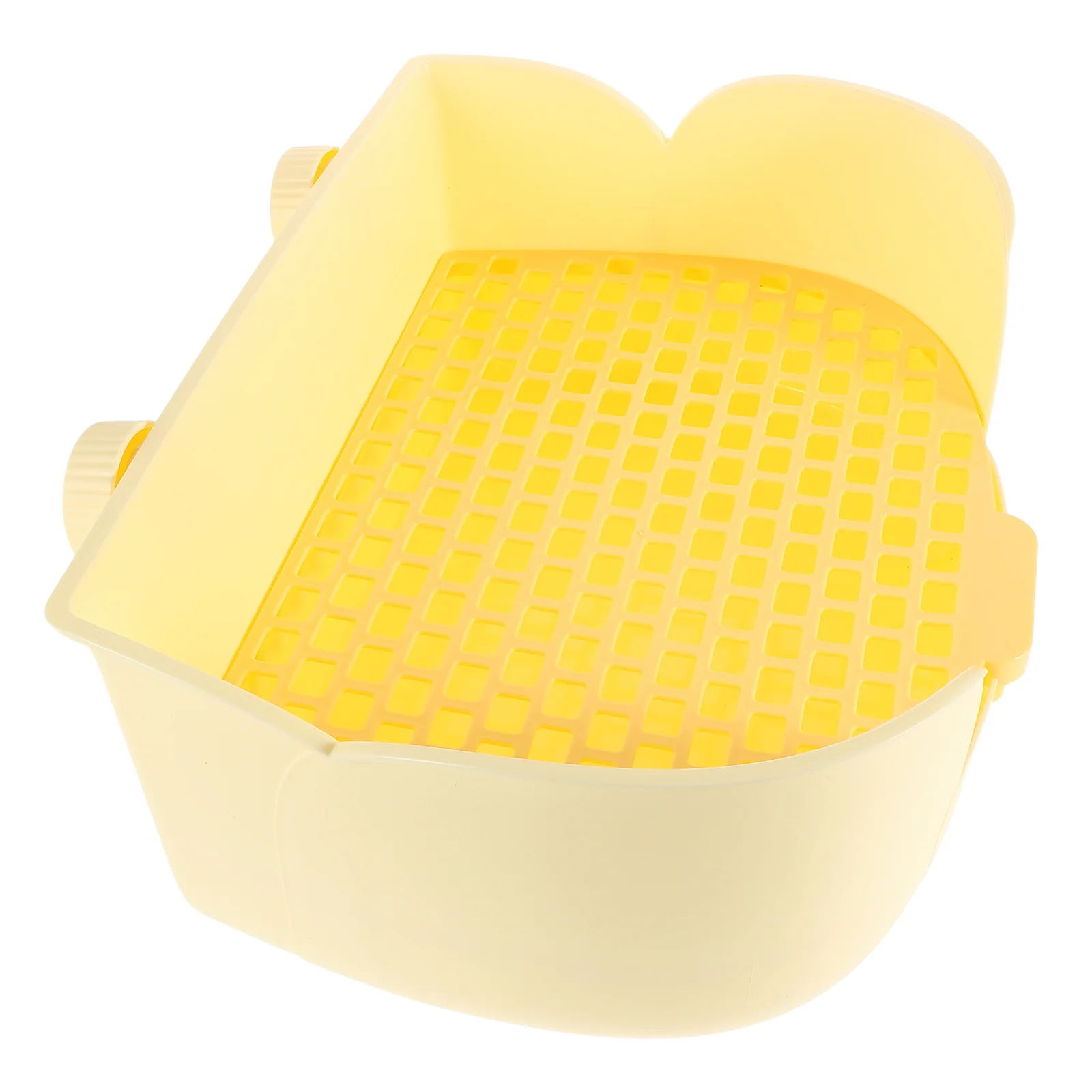

Pet Rabbit Toilet Bunny Pan Small Ferret Litter Box Hamster Toilet For Chinchilla Cage Extra Large Rectangle Litter Tray