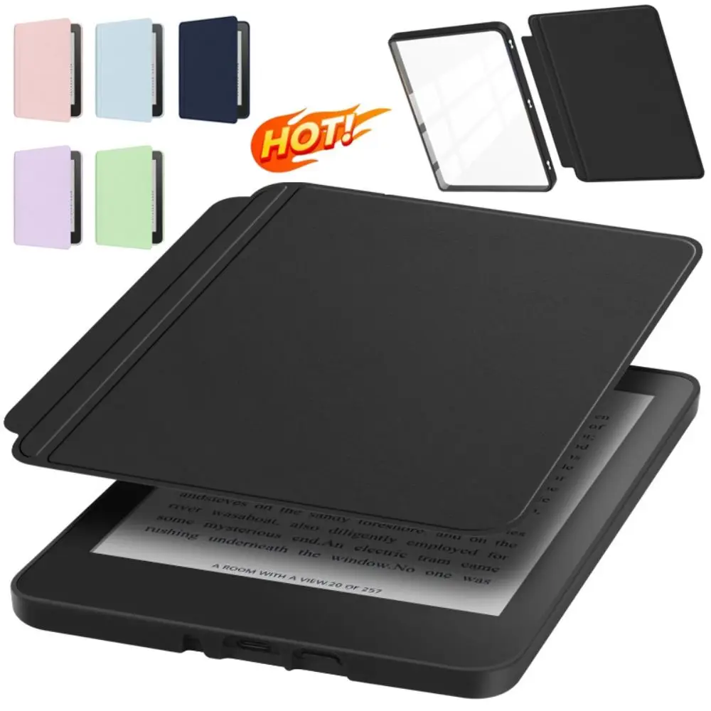 Auto Wake/Sleep 6 inch e-Reader Case Split Design Magnetic Detachable Cover Wear Resistant for Kindle 2024/2022 11th Generation
