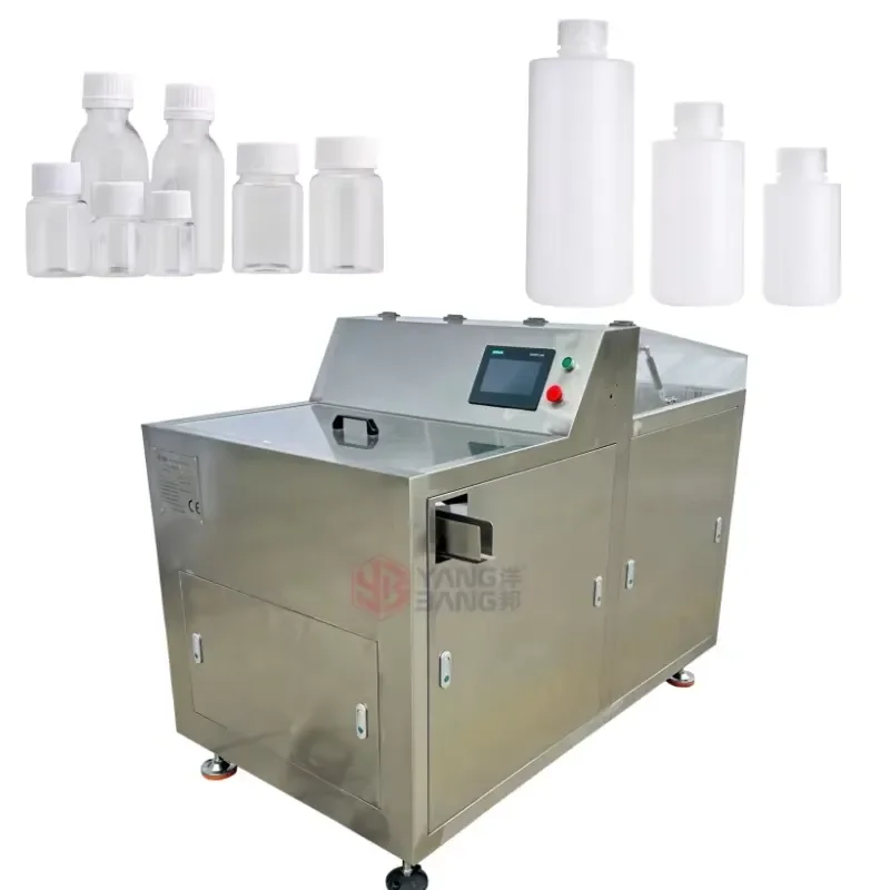 YB-LPB automatic bottle decoder with PLC control, high safety, simple operation, suitable for square plastic bottles