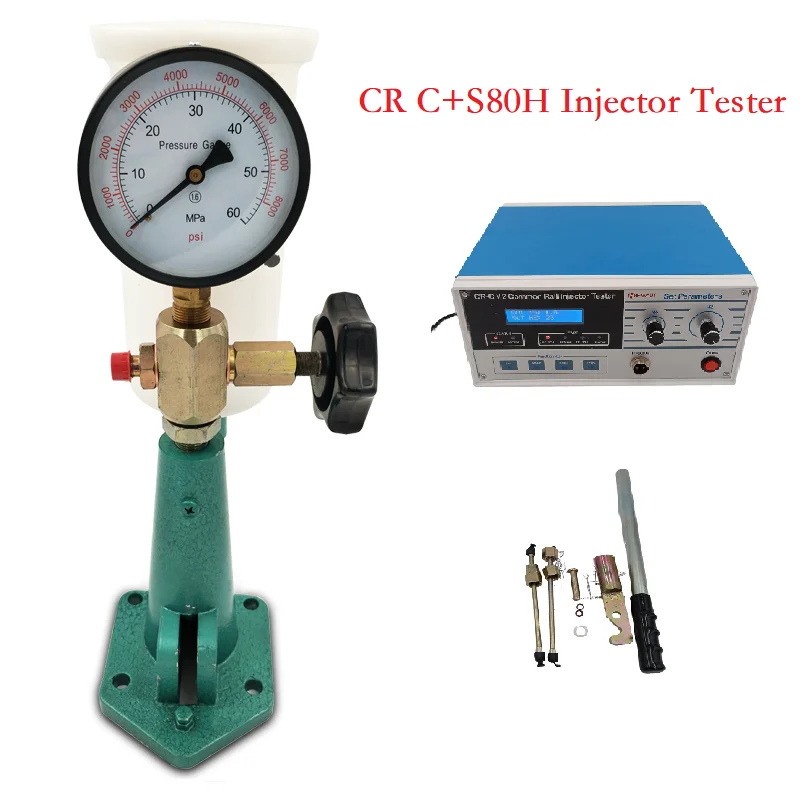 Electromagnetic AHE Dynamic Stroke Diesel CR C S80 h Injector Tester Repair Tools CR C V2 E Pro Common Rail Injector Tester Kits