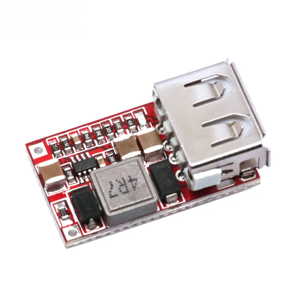 Fine 6-20V 12V/24V to 5V 3A CAR USB Charger Module DC Buck Step Down Converter 12v 5v Power Supply Module Good