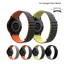 Silicone Magnetic Watchband for Google Pixel Watch 3 41 45mm Band Replace Strap for Google Pixel 2 3 Bracelet Correa Accessories