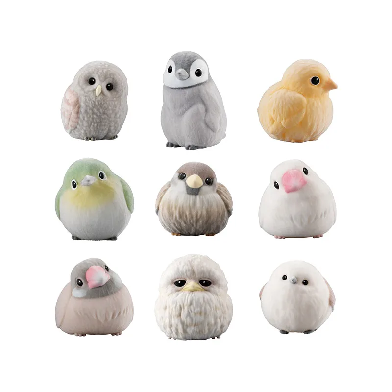 Bandai Pocket Friend Ex Stroomden Vogel Action Figure Simulatie Dier Ornament Origineel Ontwerp Collectible Model Toy voor kinderen