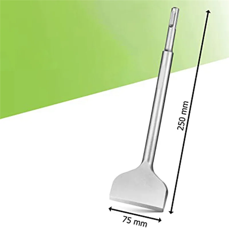 COFA-타일 치즐 250X75mm 와이드 전기 해머 콘 치즐 플랫 치즐 타일 접착제 특수 강철 내구성에 적합