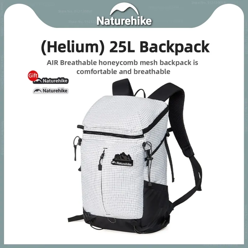 

Naturehike Helium 25L Backpack Waterproof Professions Mountaineering Backpack Outdoor Travel Comfortable Breathable Backpack