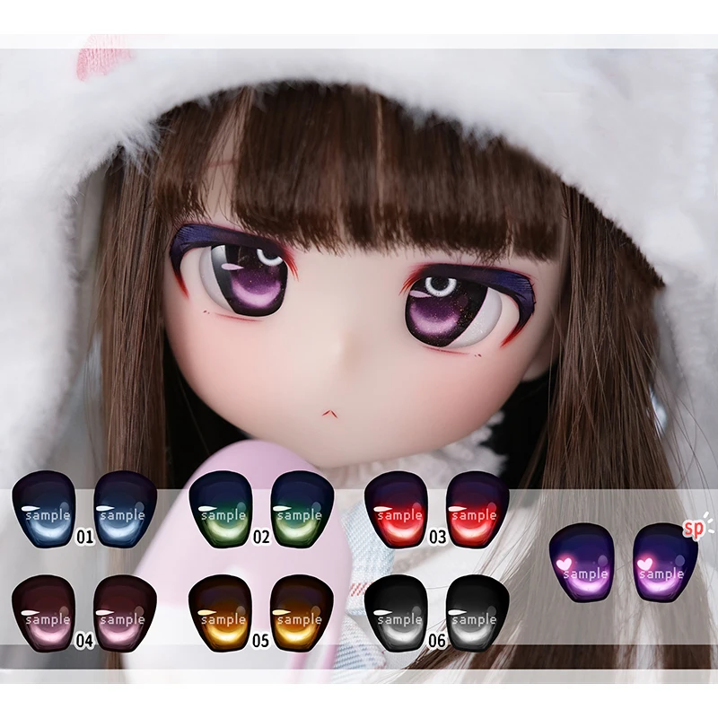 Free Shipping Bjd Doll Eyes With Metallic Effect Eyes For Bjd 1/12 1/8 1/6 1/4 1/3 Doll Eyes Doll Accessories Doll Toys