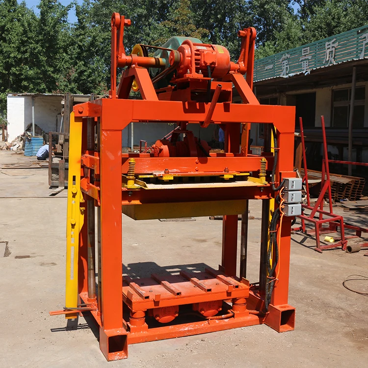 Manual Concrete Brick Machine High Efficiency Mobile Brick Making Machine No Pallet Needed for Hollow Block Production