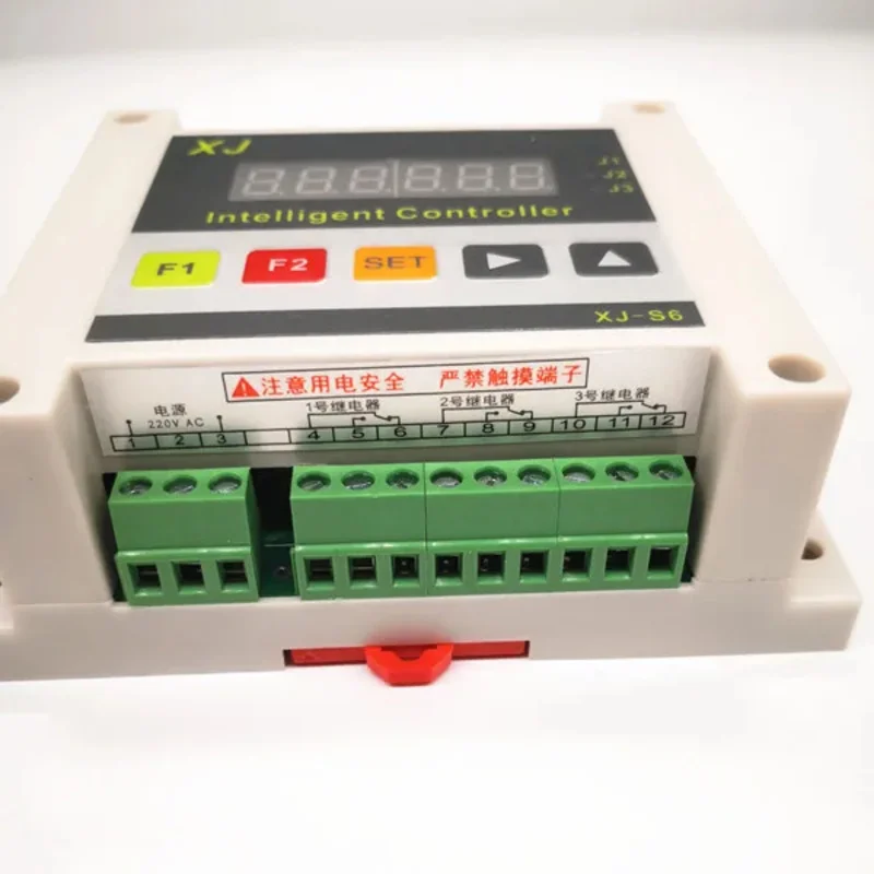 XJ-S61-10A شاشة ديجيتال كشف التيار وحدة محول التعريفي التبديل ثلاثة مخرجات التتابع