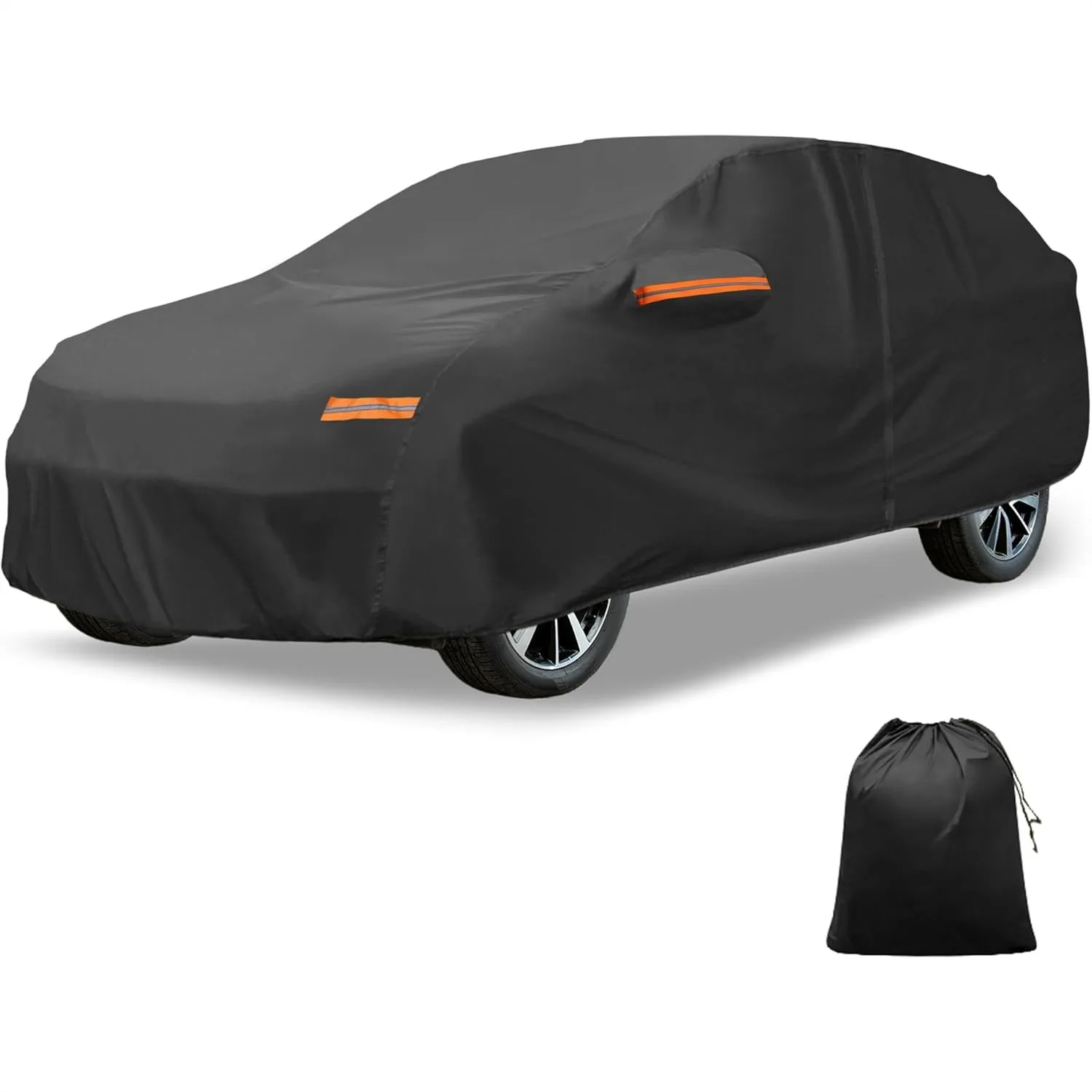 

Car Cover Outdoor Waterproof Sun Rain Snow Hail Protection with Left Side Door Zipper 210D-PU for Ford Escape