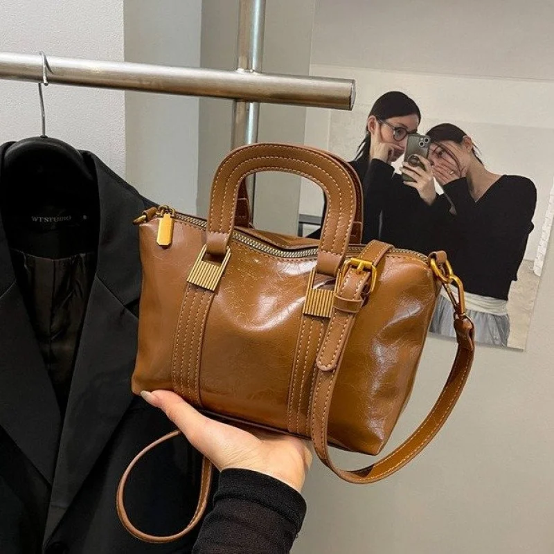 

Ladies Elegant Box Clutch Bag For Women Structured Leather With Magnetic Closure Sleek Modern Accessory