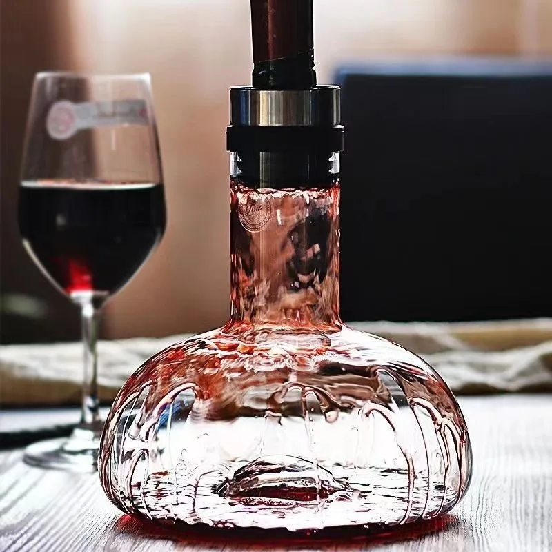 

Luxury Waterfall Wine Decanter/Aerator Glass Filter Wine Pourer
