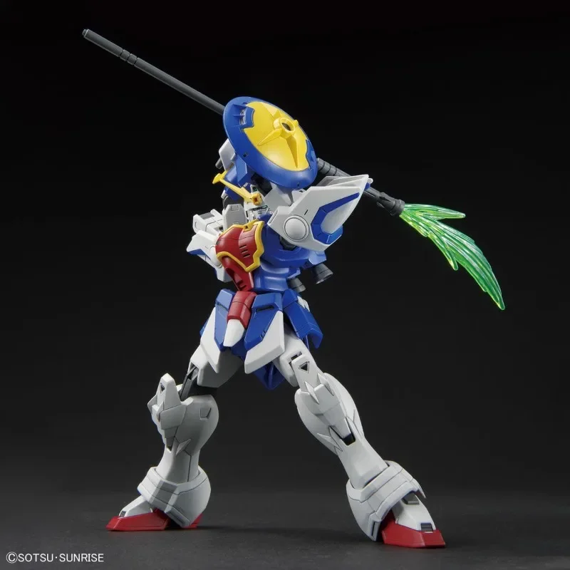 Bandai oryginalna Gundam Anime rysunek XXXG-01S SHENLONG HG 1/144 zabawki figurki akcji dla chłopców prezent dla dzieci Model kolekcjonerski ozdoby