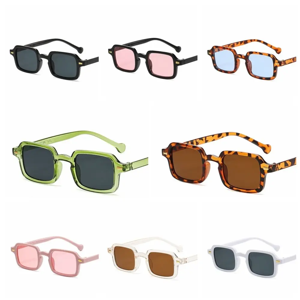 Outdoor Sunscreen Glasses Vintage Retro Sunglasses Oversized Square Frame Unisex Leopard Print Sunglasses Fashion Cool Drive