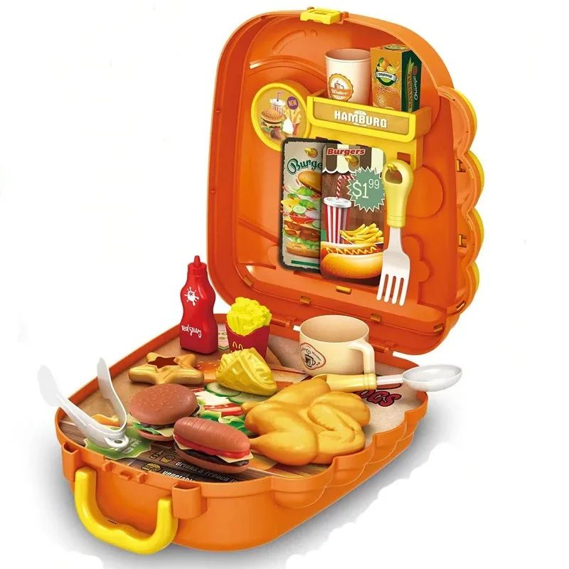 Set da cucina per bambini, set di giocattoli da cucina per giochi di finzione, set da gioco per bambini con strumenti da dottore di Amburgo, set da gioco per bambini