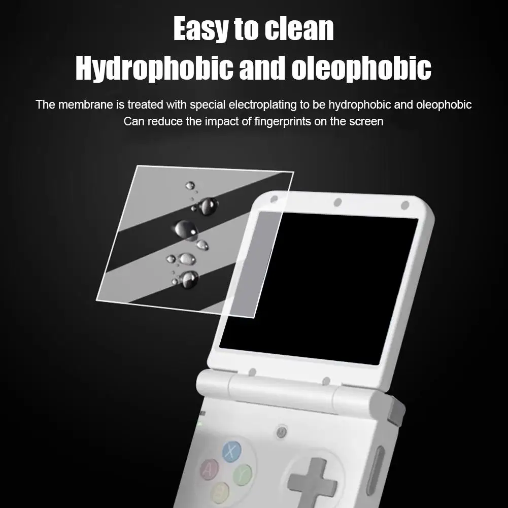 Game Console Film HD Original Tempered Glass For Miyoo Flip Retro Handheld Game Console Screen Protector Cover A6C6