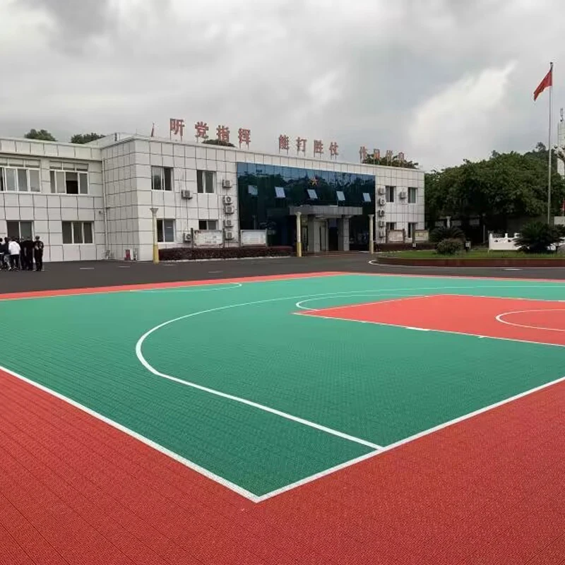 

Beable Professional Half Size Gym Backyard Tennis Roller Skating Floor 3*3 Basketball Offical Court Interlocking Tile Supplier