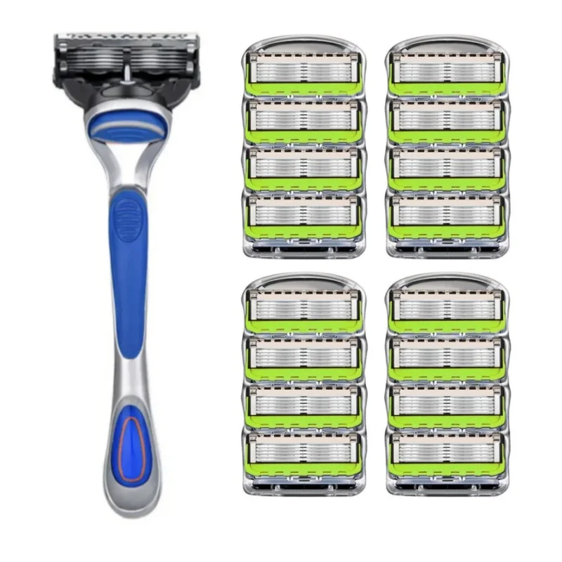 Manual Shaving For Men Replace Head Five Layer Blade Comfortable Shaving Blades The Latest No Skin Damage
