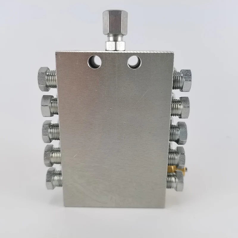 JPQ Grease Distributor 10/9/8/7/6/5 WAY Metal Lubrication Distributor Manufacturer From China