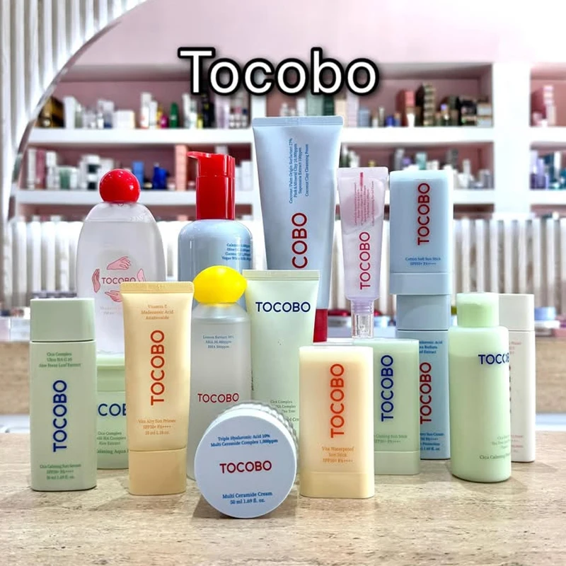 Hot Korean TOCOBO Sunscreen Solid Sun Stick SPF50+ Refreshing Water‑Based Essence 50‑Times Moisturizing Protection Lip Mask
