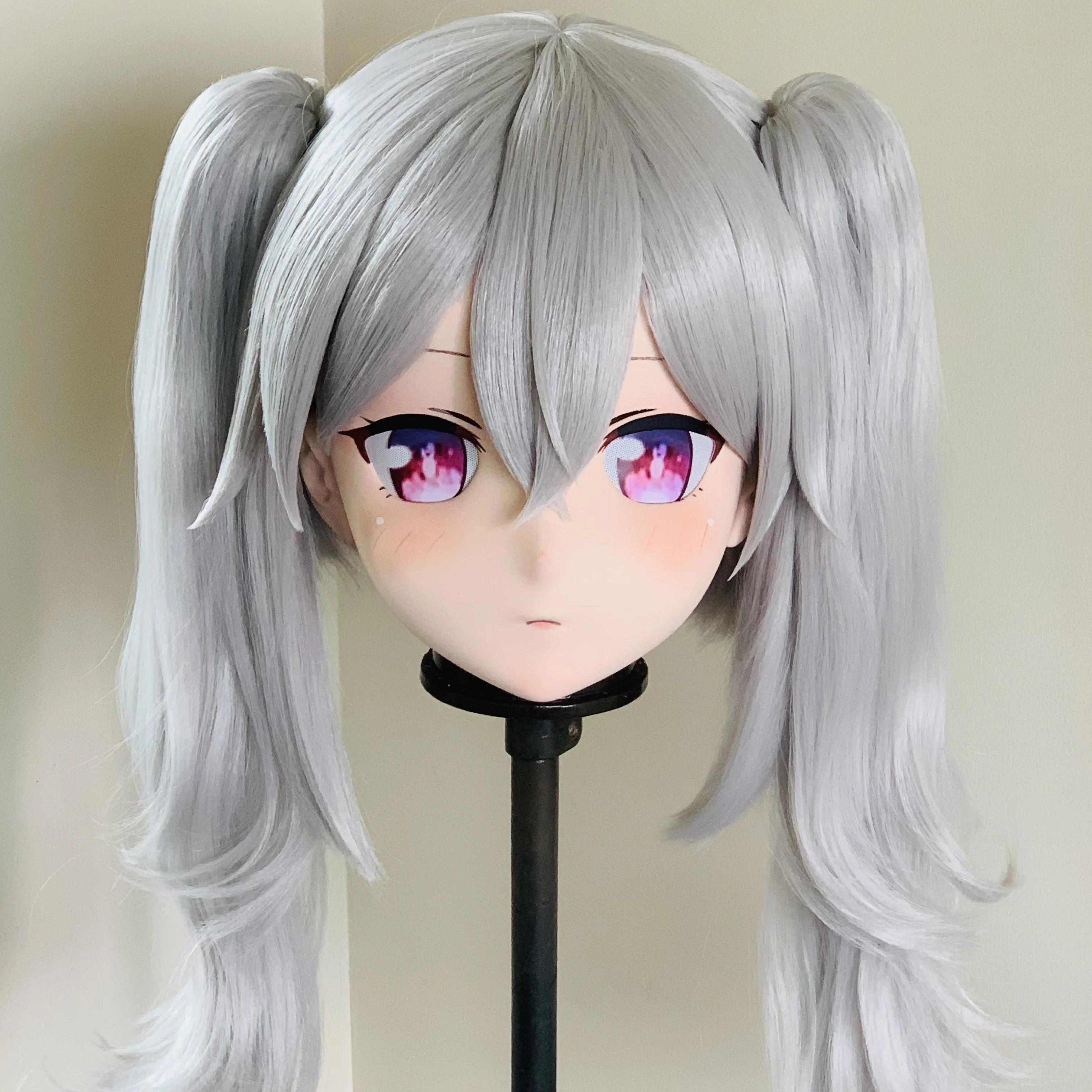 

(XYQ114)Customize Character Crossdressing Female/Girl PLA Full Head With Lock Anime Cosplay Japanese Animego Kigurumi Mask