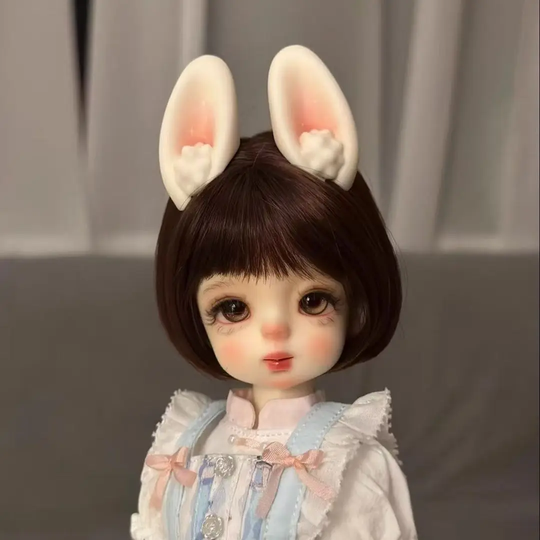

Новая кукла 1/6, кроличьи уши без макияжа, смола, материал для 1/4 BJD, аксессуары для кукол, игрушки-уши, подарки ﻿