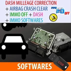 MMOFF _for All Brands  TOTAL 32 GB Package Software Ecu DASH MILLEAGE CORRECTION + AIRBAG CRASH CLEAR +DASH + IMMO SOFTWARE