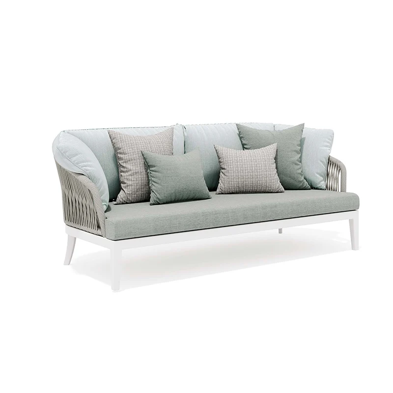 #Nordic Outdoor Vine Sofa Courtyard Villa Garden Terrace Outdoor Balcony Leisure Tea Table Combination Furniture