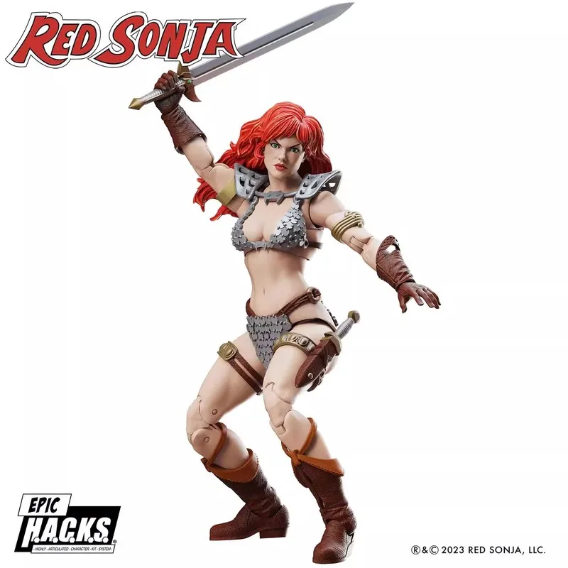 【متوفر 】2025 جديد! شخصية Bfs Red Sonja 1/12 ملحمة ديلوكس، تمثال أنيمي، أصلية قابلة للجمع، لعبة مجسمة، مفصلية
