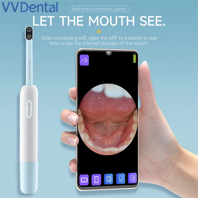 

Visual Intraoral Camera WIFI Oral Examination Camera IP67 Waterproof 1080P Endoscope Cameras 5MP Image System Inspection Tools