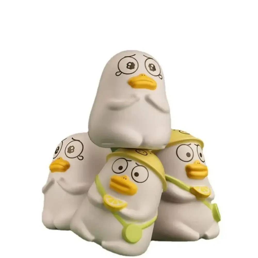 Duck Shape Weeping Duck Squeezing Toys Cartoon Animal Dried Rice Duck Slow Rebound Toy PU Rebound Ball Cartoon Fidget Toy