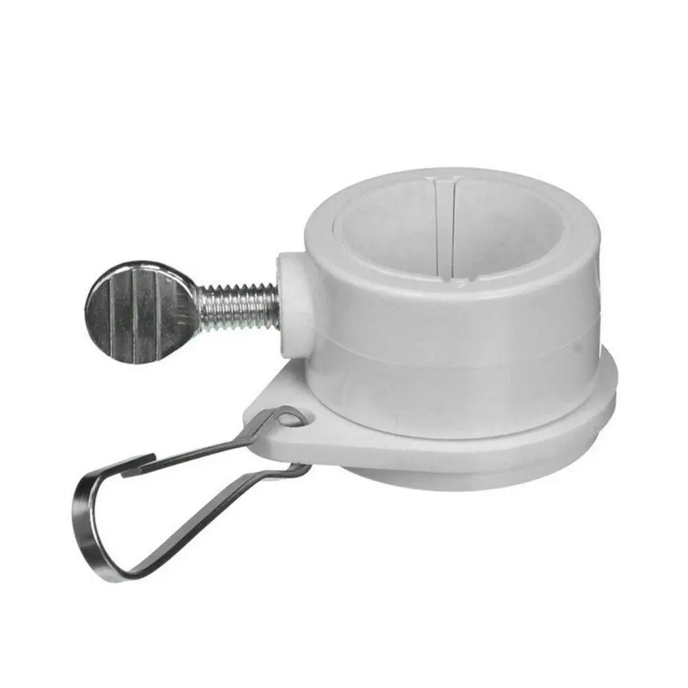 Durable With Grommets Flag Pole Ring No Rust White Flagpole Rotating Ring Anti-wrap Flag Pole Mounting Rings Truck