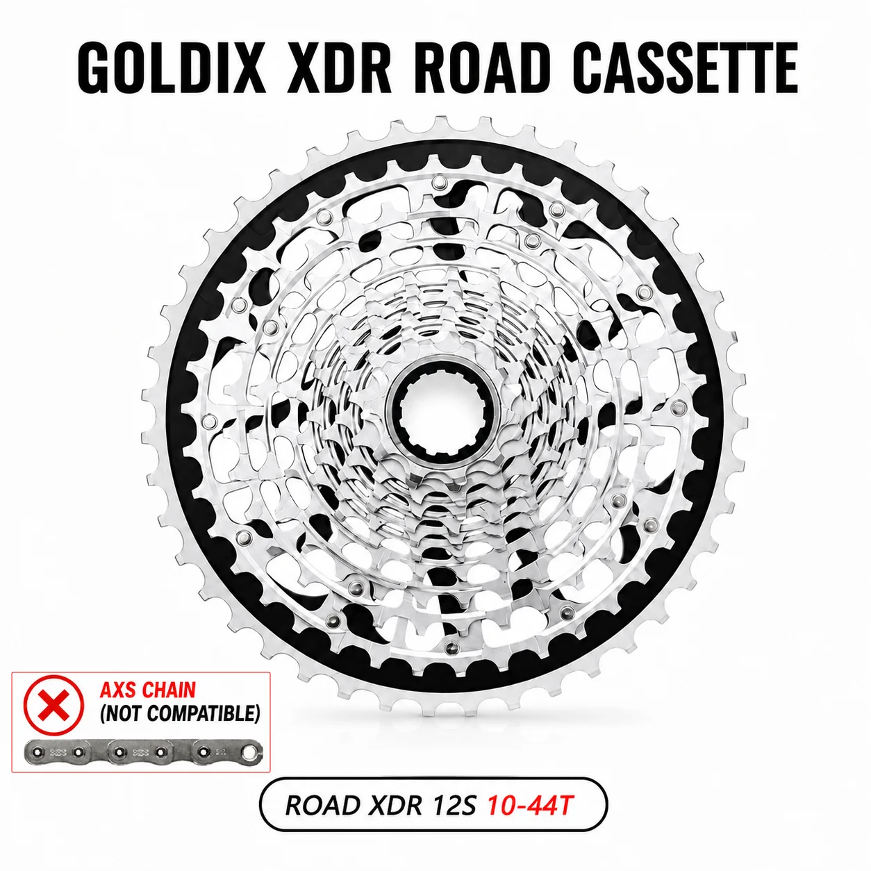 GOLDIX XDR 12 Speed Cassette 28T 33T 36T Ultralight K7 Cassette 12V for Sram XDR Electronic Shifting r9270 r8170 image 3