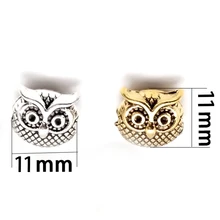 10pcs/lot Mix Owl Animal Beads Pendant Charms Beads Zinc Alloy Lion Bead DIY For Earring Bracelet Jewelry Making Accessories