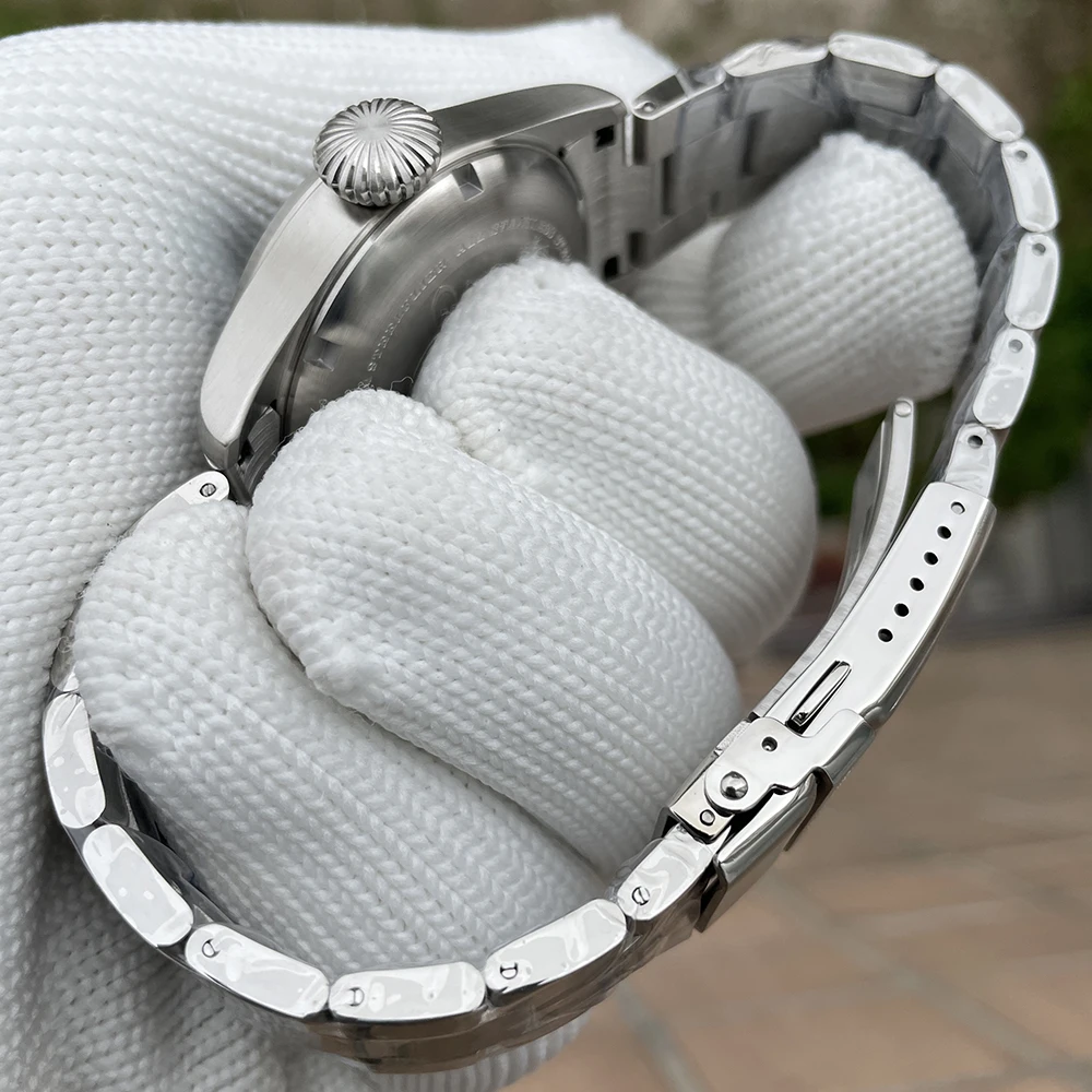 STEELFLIER Offizielle SF740V Neue Quarz-Armbanduhr Super C3 Leuchtende 200M Wasserdichte VH31 Mute-Uhrwerk Mann Mode Business Uhr – Detail 6