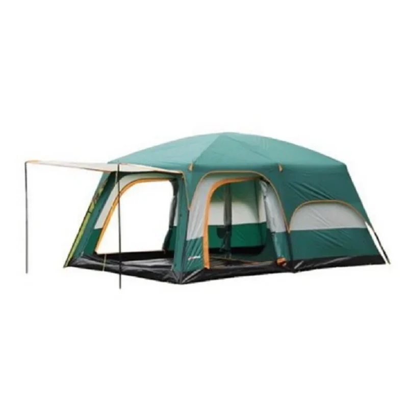 

Lanbowang Two Room Extra Large Outdoor Camping Tents 8 12 Person 430*305*210cm Wind Resistant Family Luxury Big Camping Tent