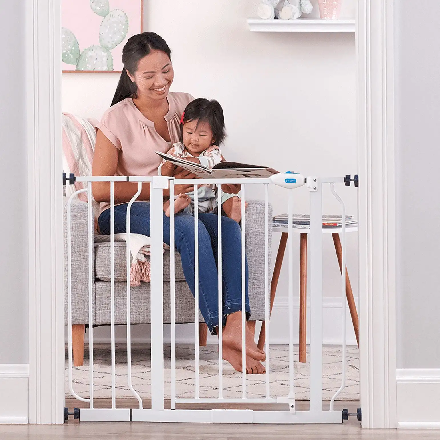 

Regalo Puerta para Bebés Extra Ancha, 29.5"-38.5" con Puerta de Entrada