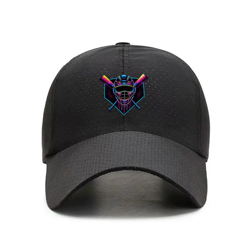 Drip Catcher Mask Quick Dry Breathable Baseball Cap Street Style Retro Athletic Hat for Men and Women