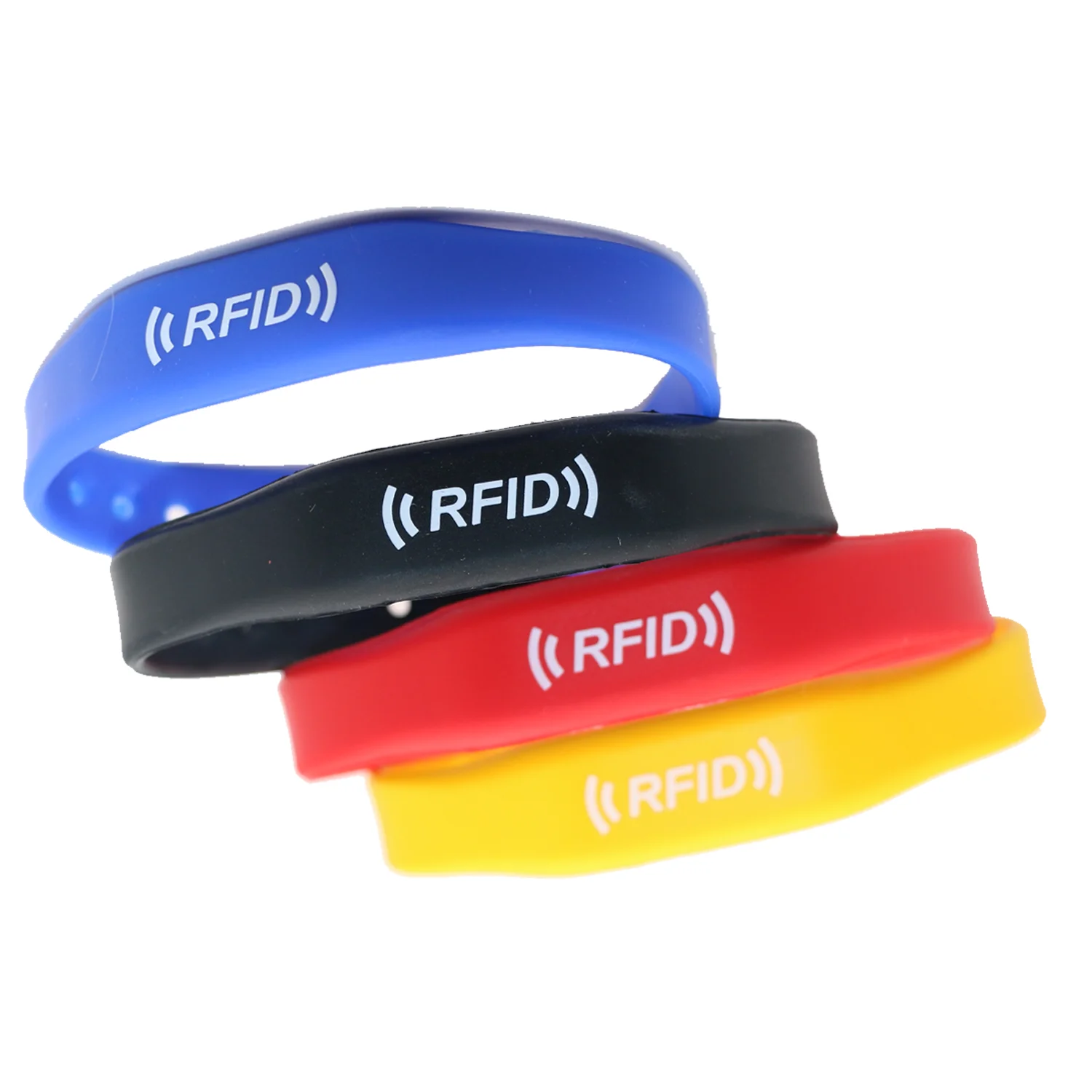 3/5 Uds RFID Chip inteligente CUID pulsera impermeable etiqueta NFC regrabable Ic ficha de silicona clon 13,56 Mhz insignia copia llave escritura