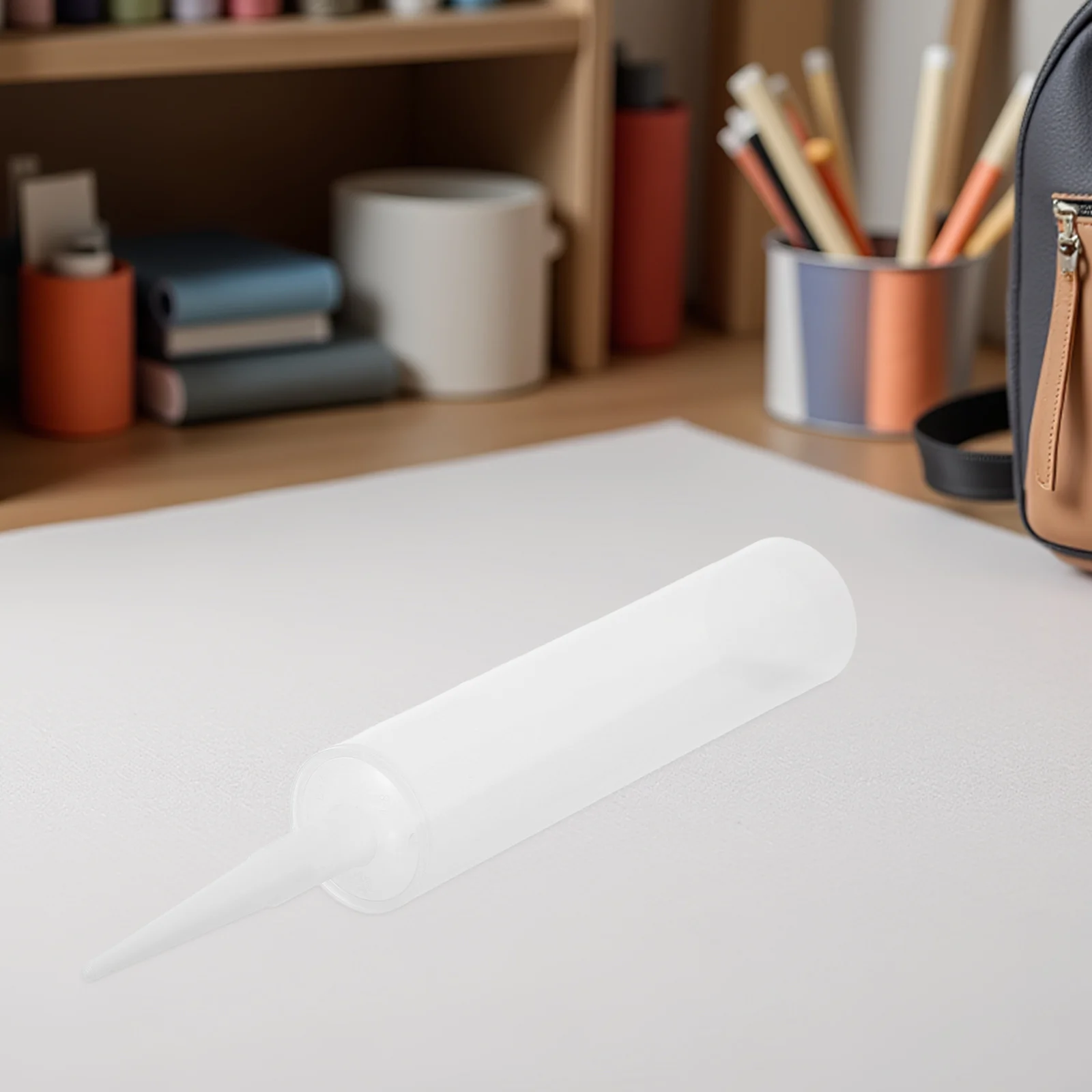 4개 누출 방지 플라스틱 접착제 병 300ml 투명 재사용 가능 용기 공예용 접착제 디스펜싱 리필 가능 저장 튜브