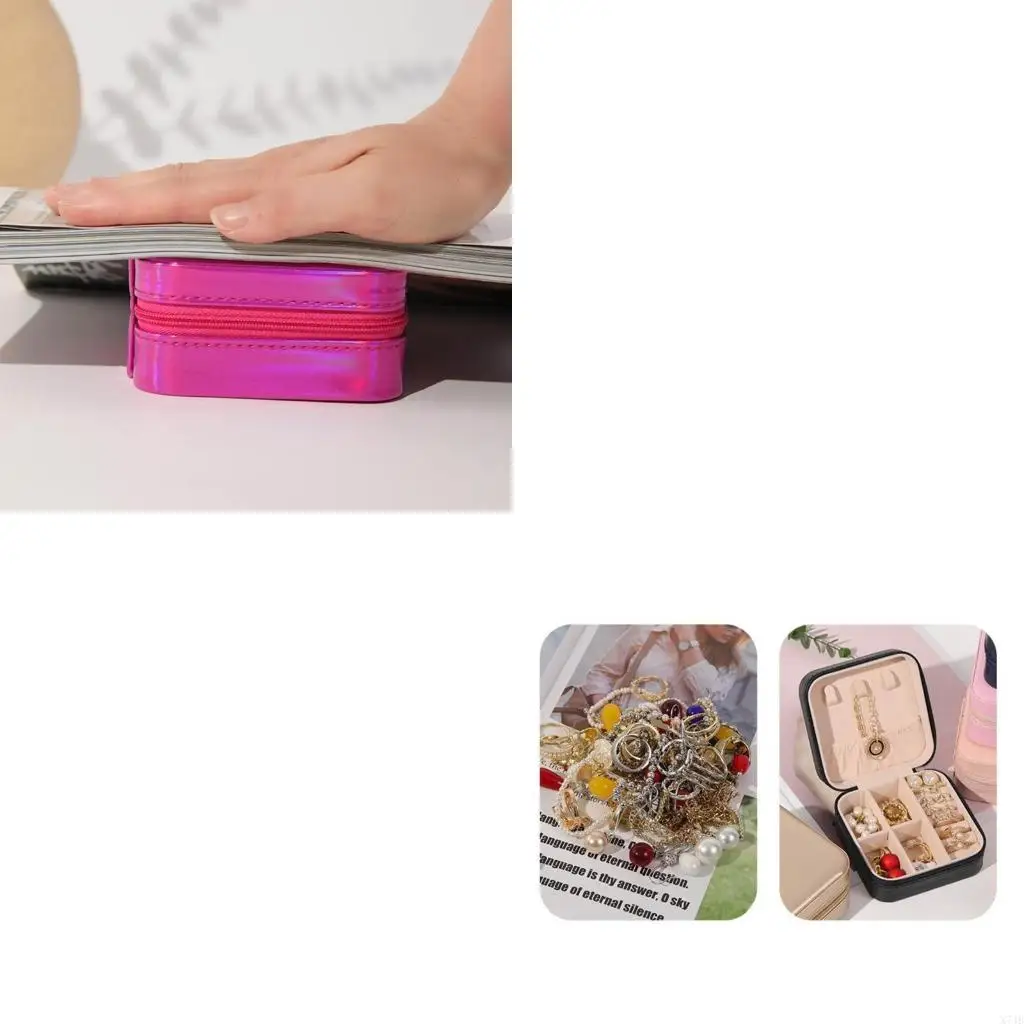 

Организатор ювелирных изделий Серьги Ожерелье Кольцо Дисплей Коробка для хранения для женщин Свадьба